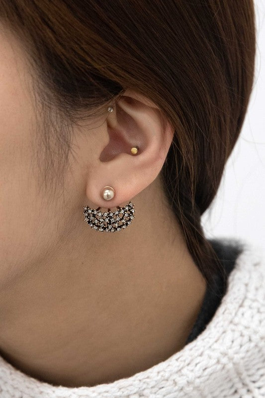 Couture Ear Jacket Earrings