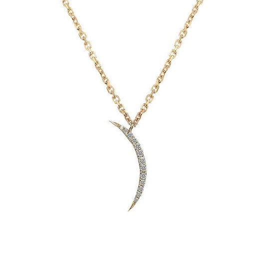 14K Gold Luna Necklace