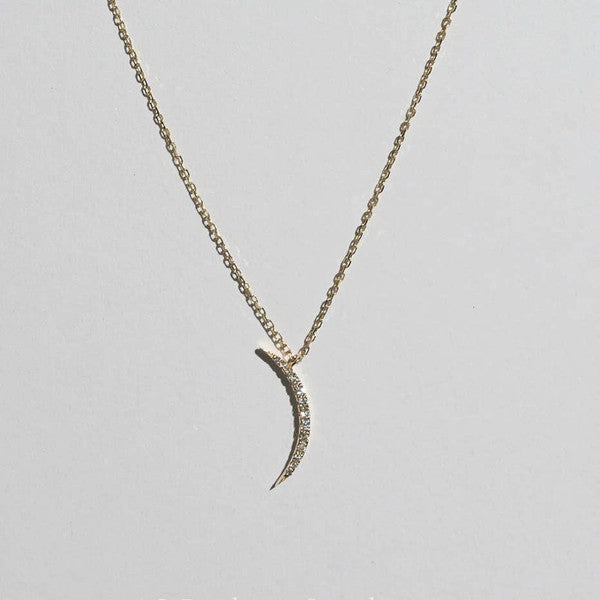 14K Gold Luna Necklace