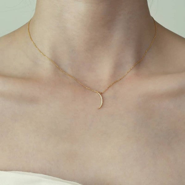 14K Gold Luna Necklace